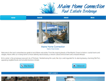 Tablet Screenshot of mainehomeconnection.com